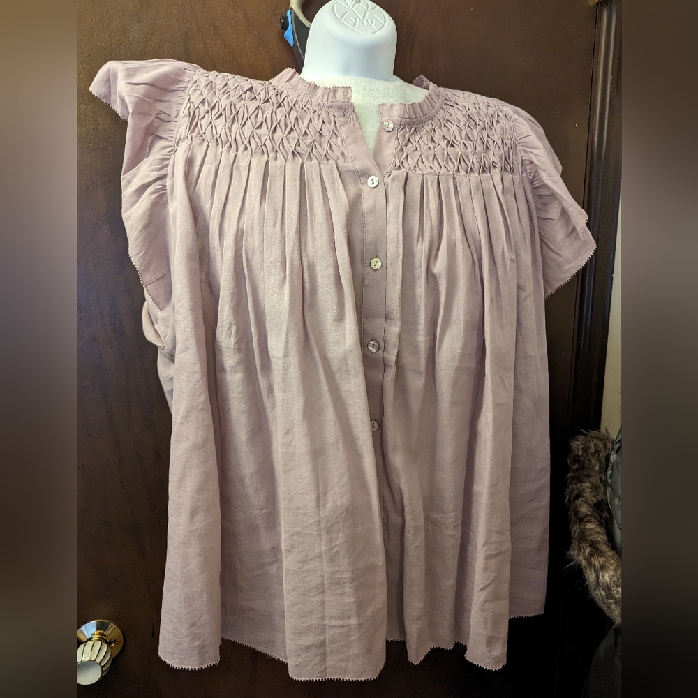 Lavender blouse